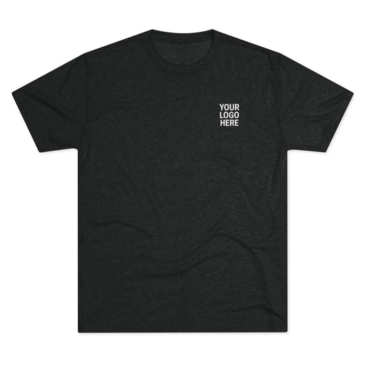 Customizable Black Crew (Tri-Blend) Shirt
