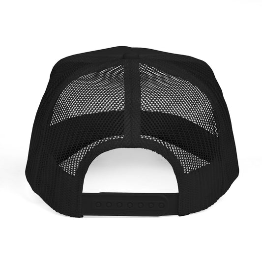 CREW Black Trucker Hat